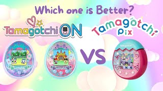 Tamagotchi ON vs Pix Basic Comparison for Beginners | WATCH THIS BEFORE YOU BUY #toys #たまごっち #かわいい by Ichigirl 8,540 views 1 year ago 6 minutes, 55 seconds