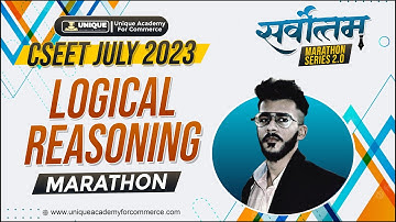 CSEET MARATHON JUNE 2023 | Logical Reasoning  L - 1 | VISHNU   SIR