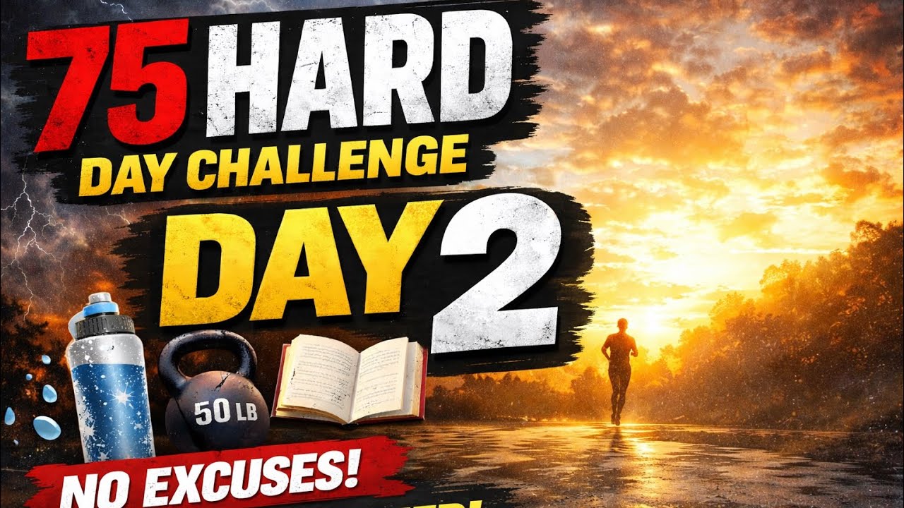 Day 02 of 75 Hard Day Challenge | Fitness Challenge - YouTube