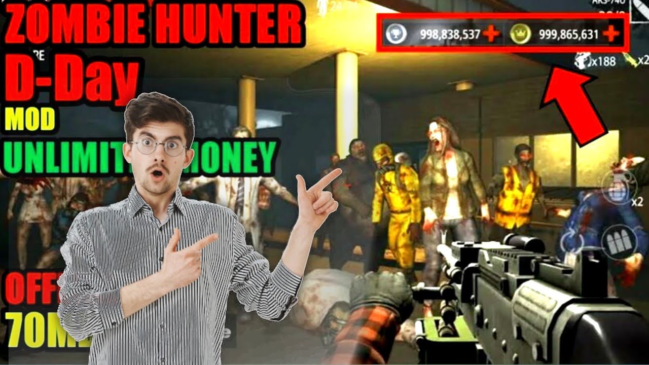 Zombie hunter dday mod apk 🤔? YouTube