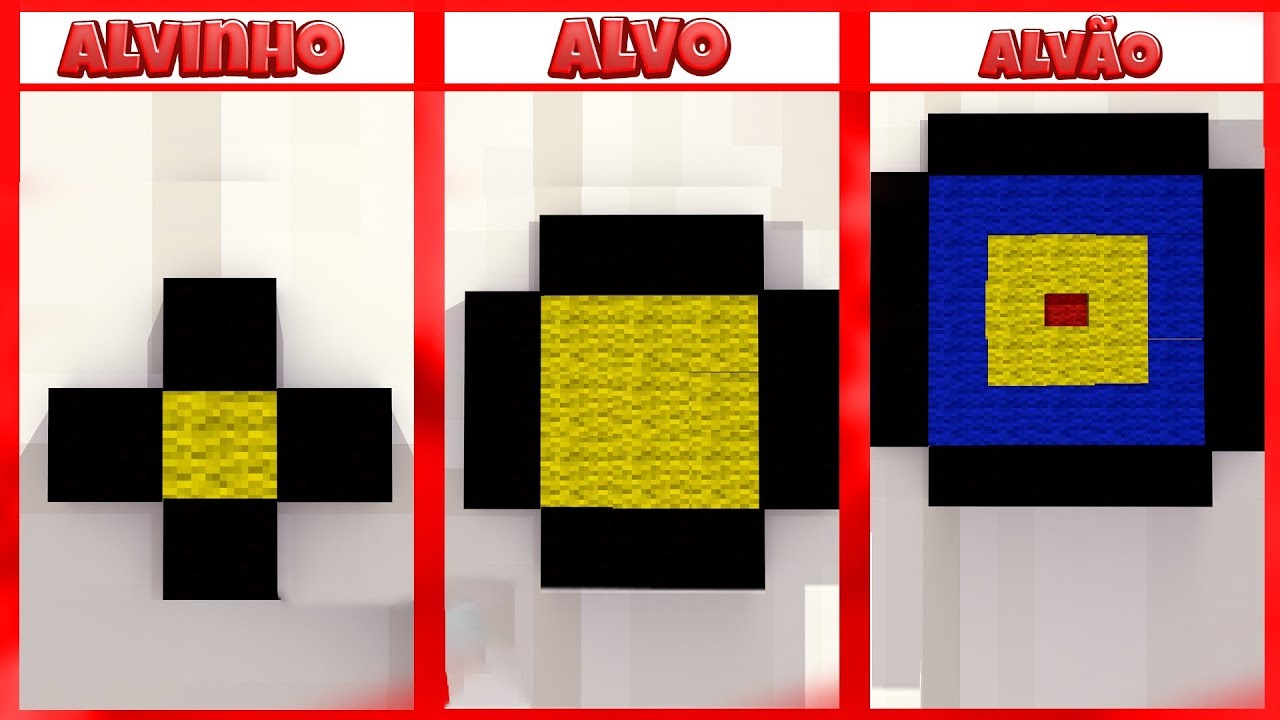 Minecraft: ALVO, ALVINHO, ALVÃO !! ( NOVO MINI GAME ) [ Ferozinho ]