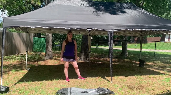 Hoteel 10’ x 20’ pop-up canopy demo video