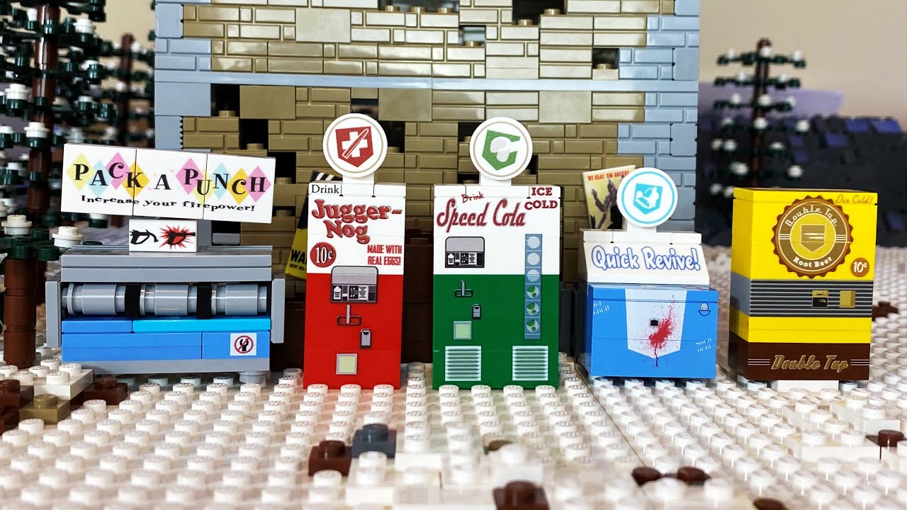 Lego Call Of Duty Zombie Perk Machines! - Youtube