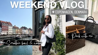 WEEKEND TRAVEL VLOG | Smoothie bowl, Pack with we, A day In Copenhagen