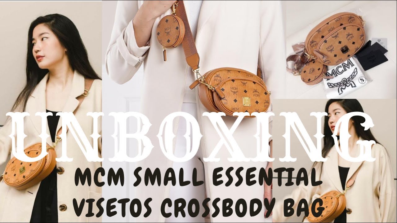 MCM, Bags, Aren Multifunction Crossbody Pouch In Visetos Original