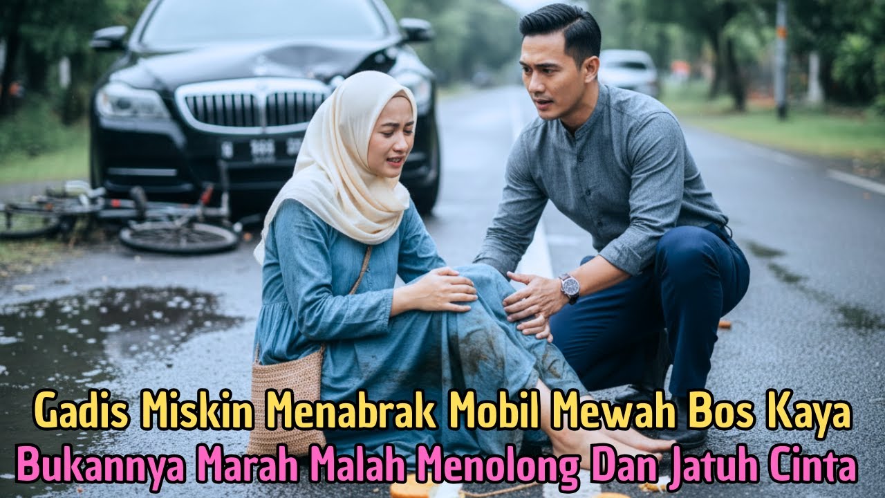 Gadis Miskin Menabrak Mobil Mewah, Bos Kaya Bukannya Marah Malah Menolong Dan Langsung Jatuh Cinta