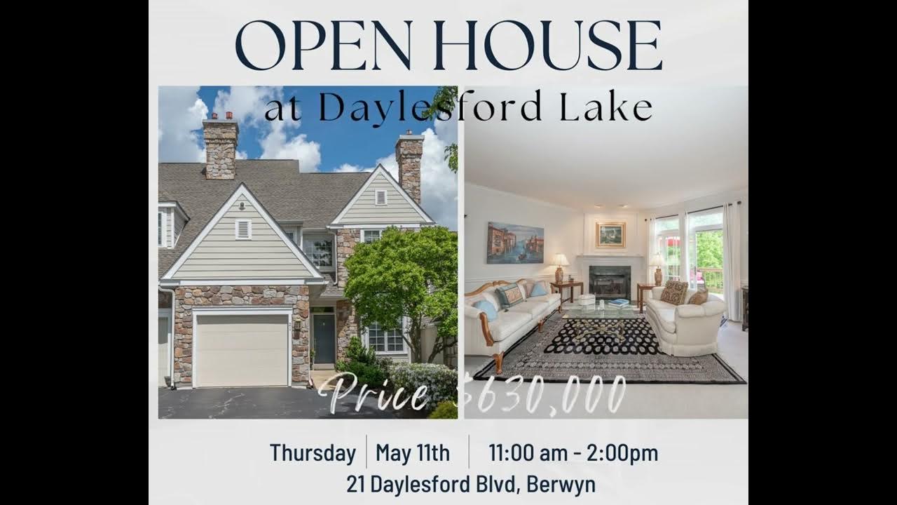 𝗢𝗣𝗘𝗡 𝗛𝗢𝗨𝗦𝗘 𝟮𝟭 𝗗𝗮𝘆𝗹𝗲𝘀𝗳𝗼𝗿𝗱 𝗕𝗹𝘃𝗱, 𝗕𝗲𝗿𝘄𝘆𝗻, Broker Tour/Open House 𝗧𝗢𝗗𝗔𝗬