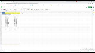 Automatic sort in Google sheet