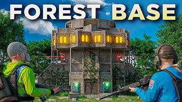 I Built a SECRET FOREST BASE in Vanilla Rust..
