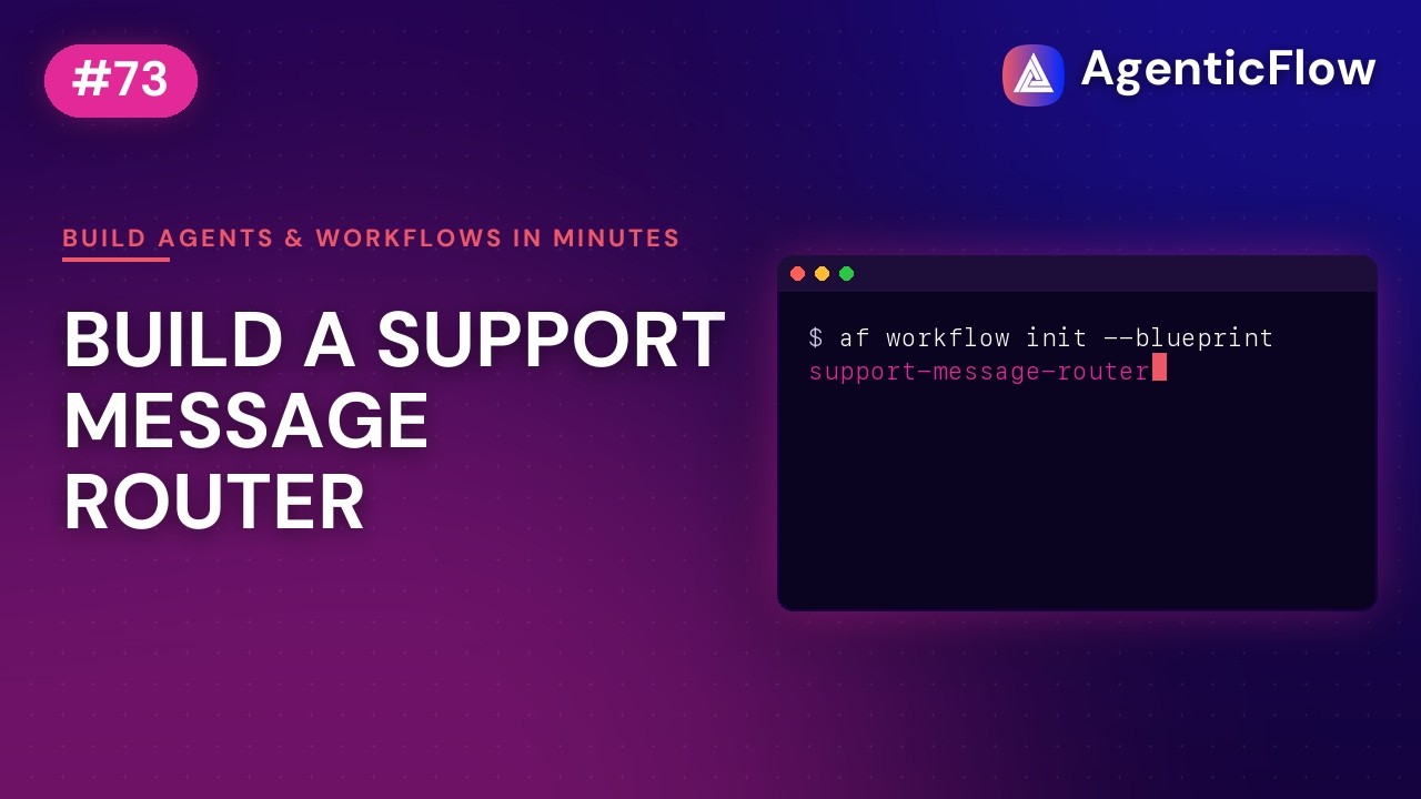 ChatGPT Codex + AF CLI #73: Build a Support Message Router - YouTube