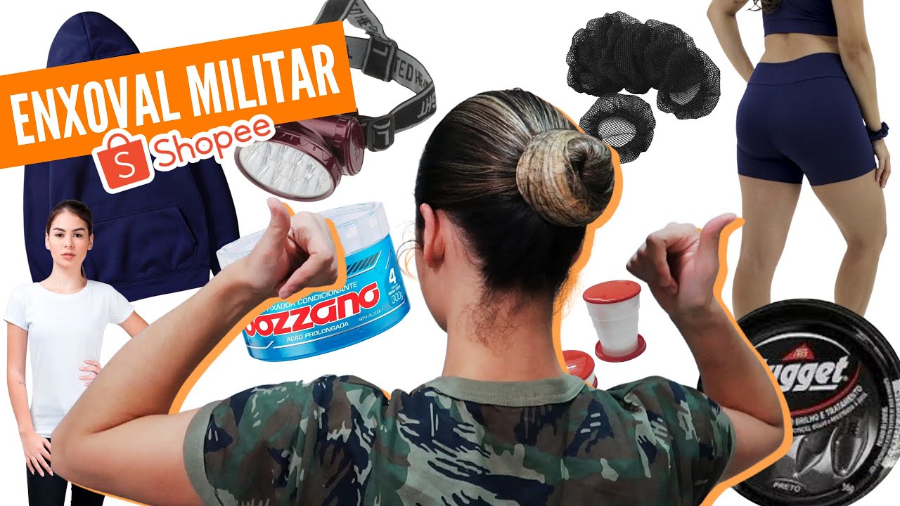 Montando um ENXOVAL MILITAR na SHOPEE 😱