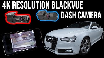 Black Vue Front & Rear Dash Camera & PARKING Battery! | Audi A5