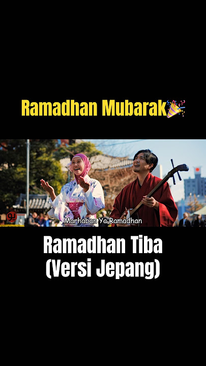 Ramadhan Mubarak🎉 Ramadhan Tiba (Versi Jepang.) #ramadan #ramdhan #japan #sakura