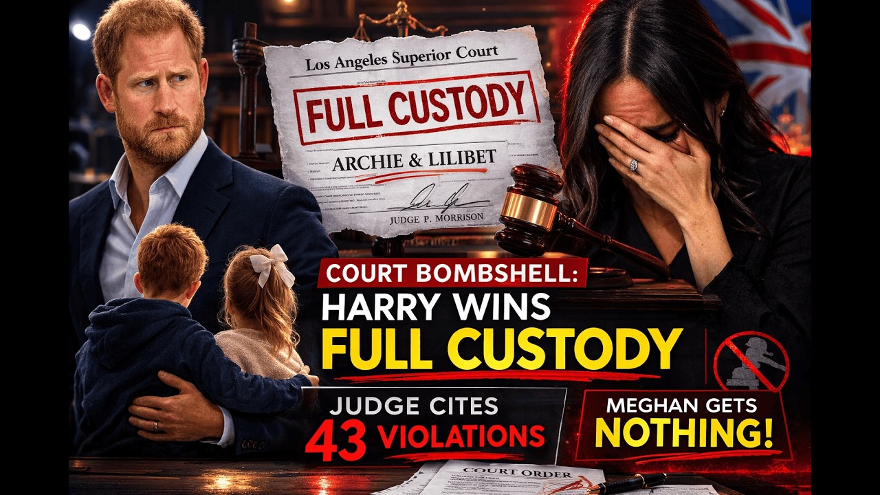 Минуту назад: Судебная сенсация: Гарри добился полной опеки — судья указал на 43 нарушения | Джор...