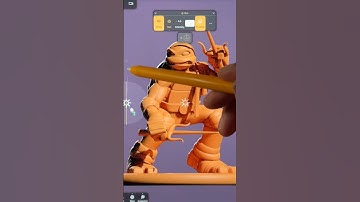 Like drawing but 3D 🤯 #nomadsculpt #3dart #ninjaturtles