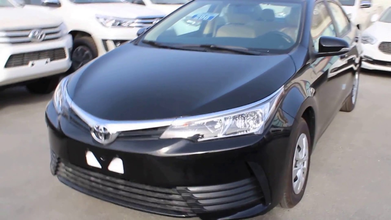 Toyota Corolla 1.6L XLi Petrol Automatic 2018 Model - Black - YouTube