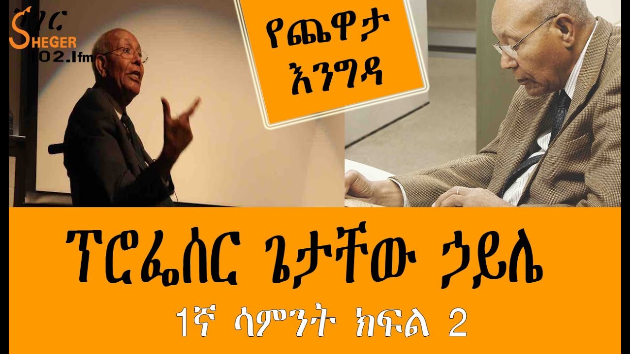 Yechewata Engida - Professor Getachew Haile Interview With Meaza Birru የጌታቸው ኃይሌ መታሰቢያ Week1Part 2