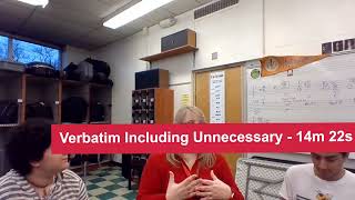 Chan Transcription - Verbatim