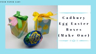 Cadbury Easter Egg Boxes(Make One)