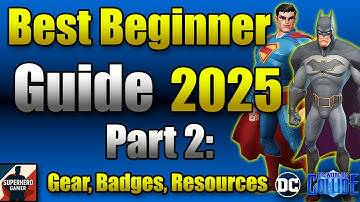DC Worlds Collide Beginner Guide 2025 (Part 2) — Build Teams, Gear, Badges, & Level Link Like a Pro!