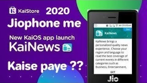 Jio phone Me New KAINEWS App Launch | Jio Phone New Update Today | By Techno Shiva 🔥