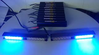 Faro de leds marca Code 3 modelo XT602 azul