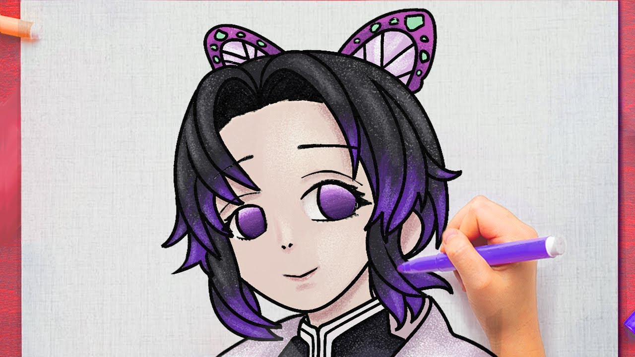 COMO DIBUJAR A SHINOBU KOCHO Paso A Paso Kimetsu No Yaiba HOW TO DRAW como-dibujar-a-shinobu-kocho-paso-a-paso-kimetsu-no-yaiba-how-to-draw