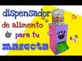 DISPENSADOR DE ALIMENTO PARA MASCOTAS - HECHO DE MATERIAL RECICLADO - Reyna Mora