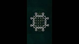 6x6 dot pulli Kolam ll Muggulu ll Dot Kolam