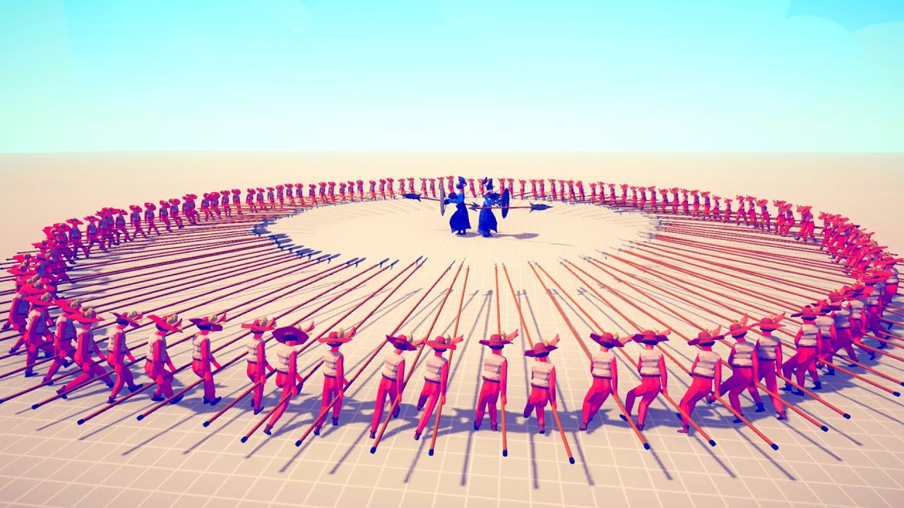 ODINS DUO vs EVERY UNIT CIRCLE - TABS - Totally Accurate Battle Simulator