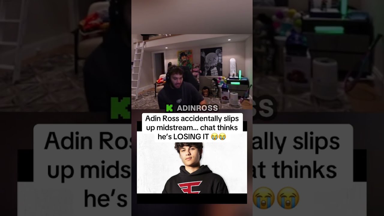 Adin Ross Accidentally Slips Up Midstream Chat Thinks He S Losing It Adinross Stableronaldo