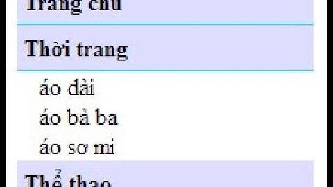 Tạo menu accordion bằng jquery | dev-01
