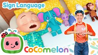 jj wants big kid bed learn asl baby sign language kids cocomelon