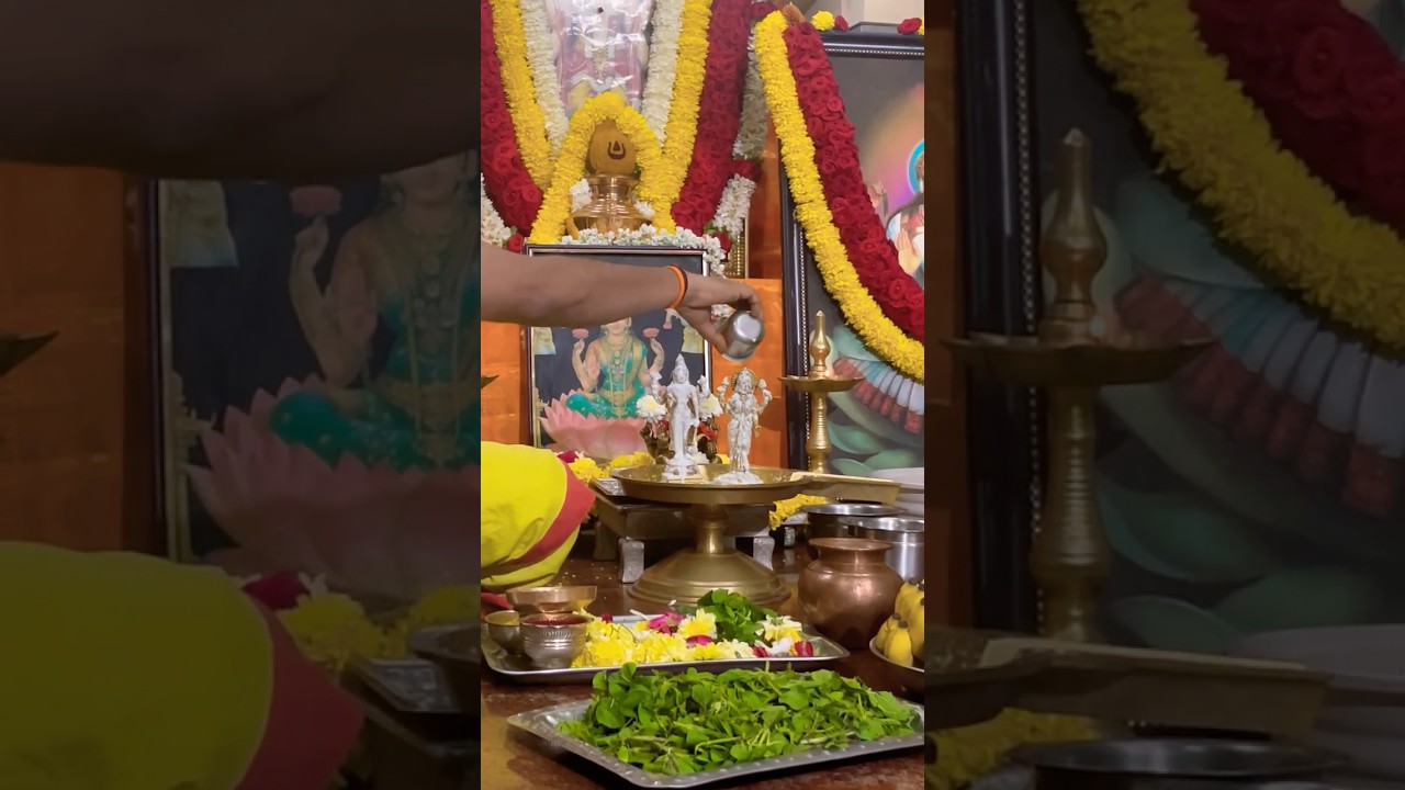 Sathyanarayana Pooja #divineenergy #divine #blessingsfromabove #satyanarayanpooja #abhishekam #pooja