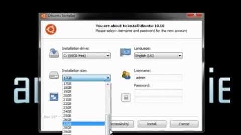 Ubuntu 10.10 Step-by-step Installation Part 1