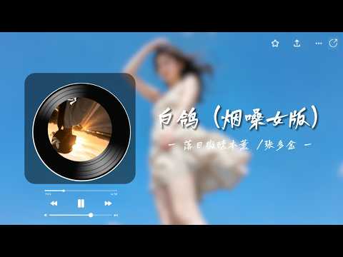 落日微醺本薰、张多金 - 白鸽 (落日微醺 烟嗓女版)「前方啊 没有方向，身上啊 没有了衣裳。」【Lyrics Video】