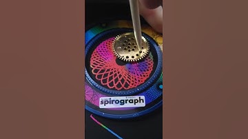 4 Beautiful Spirograph drawings 😍 #asmr #art #satisfyling