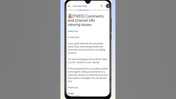 🚨[FIXED] Comments and channel info viewing issues