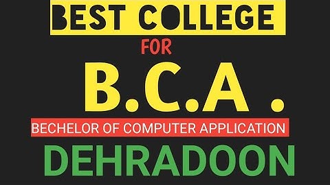 Best College for BCA in Dehradun | High Placement, Affordable Fees & Modern Lab IT & Software Career