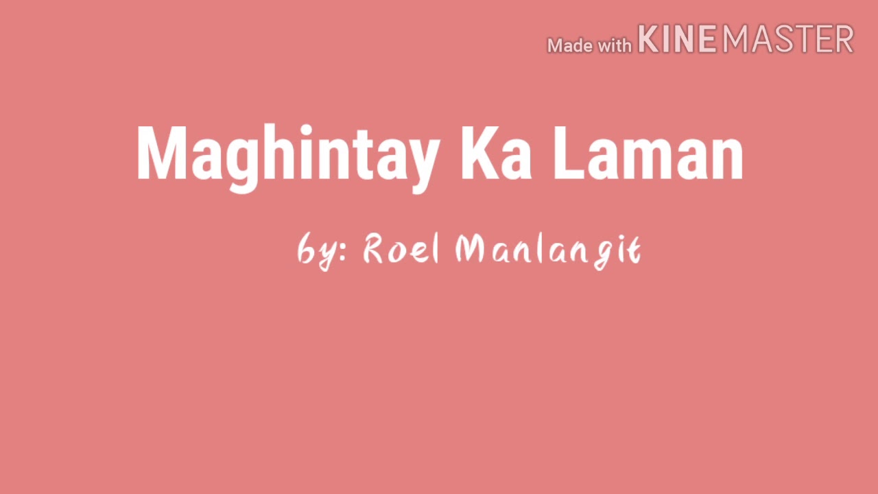 Maghintay Ka Lamang -by Roel Manlangit(short cover)| Laura Claro