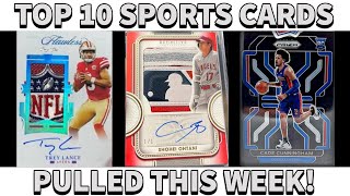 The TOP 10 SPORTS CARDS PULLED LIVE on YouTube, Instagram, Facebook, TikTok & Twitch! | Episode 52