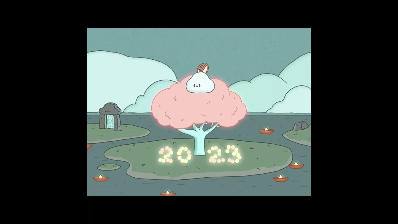 Happy clouds| Cute cartoon clouds 1 #fyp #clouds #cute