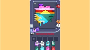 Pixel flow level 22 walkthrough solution gameplay 