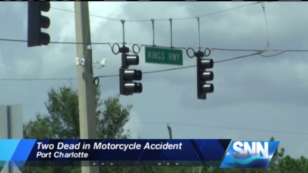 SNN: Two dead in motorcycle crash in Port Charlotte - YouTube