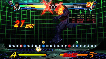 Ultimate Marvel vs Capcom 3 Spencer x-factor combo
