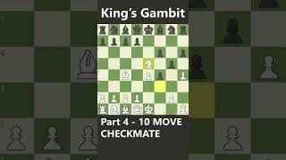 CHECKMATE in 10 with King's Gambit