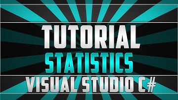Real Time Modding - How to program to MAKE a Tool: Ep. 4 - Statistics C#