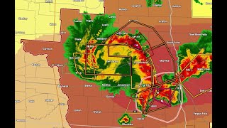 4K Radar Advisories & More: "Wake Low" in North Dakota 6/20