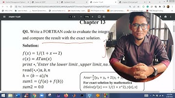 Math Lab 3 Live Class 02 |Mathematica +Fortran | 4rth year||GSSC
