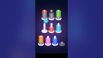 Nuts Srot Level 14 | Nuts and Bolt | #shorts #games #nutsandbolts #nutssort